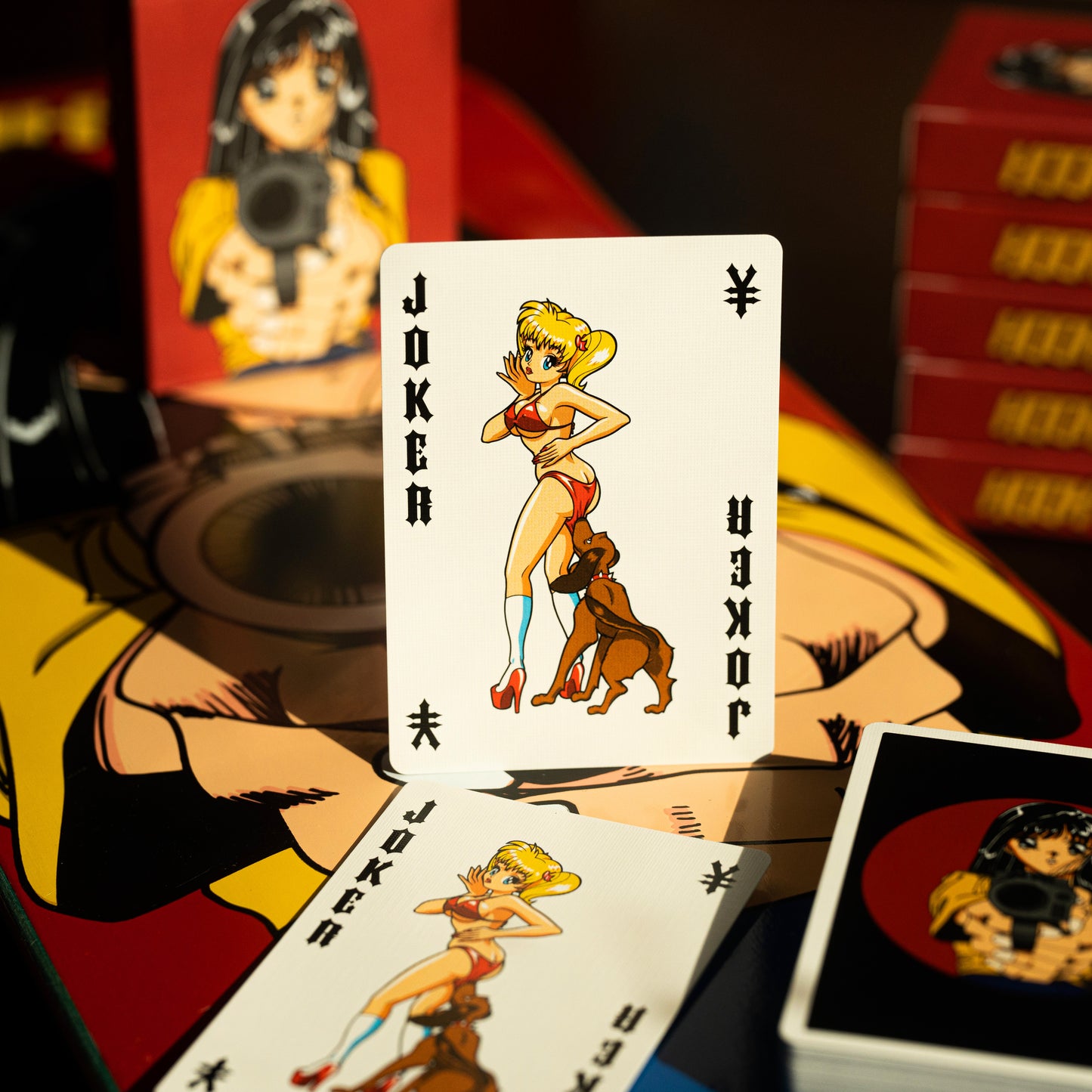 Barrel of a Gun Playing Cards GILDED LIMITED EDITION GOLD PRISM