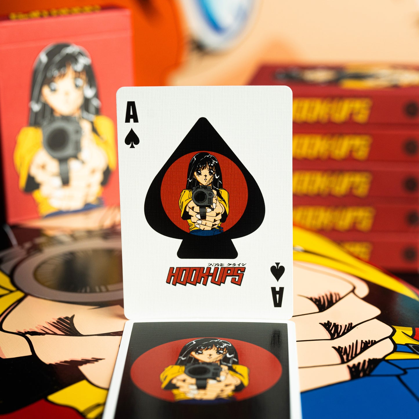 Barrel of a Gun Playing Cards GILDED LIMITED EDITION GOLD PRISM
