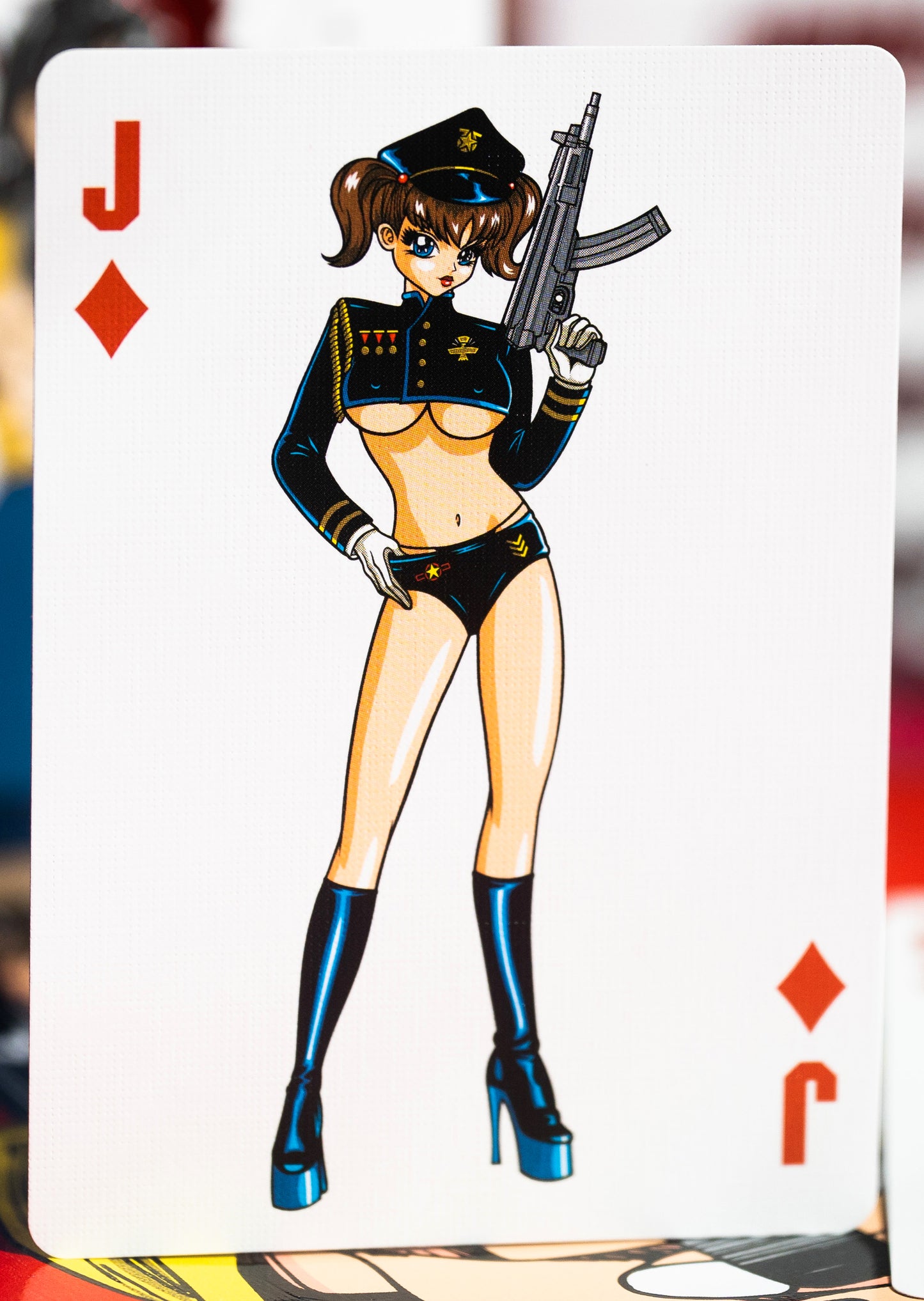 Barrel of a Gun Playing Cards GILDED LIMITED EDITION GOLD PRISM