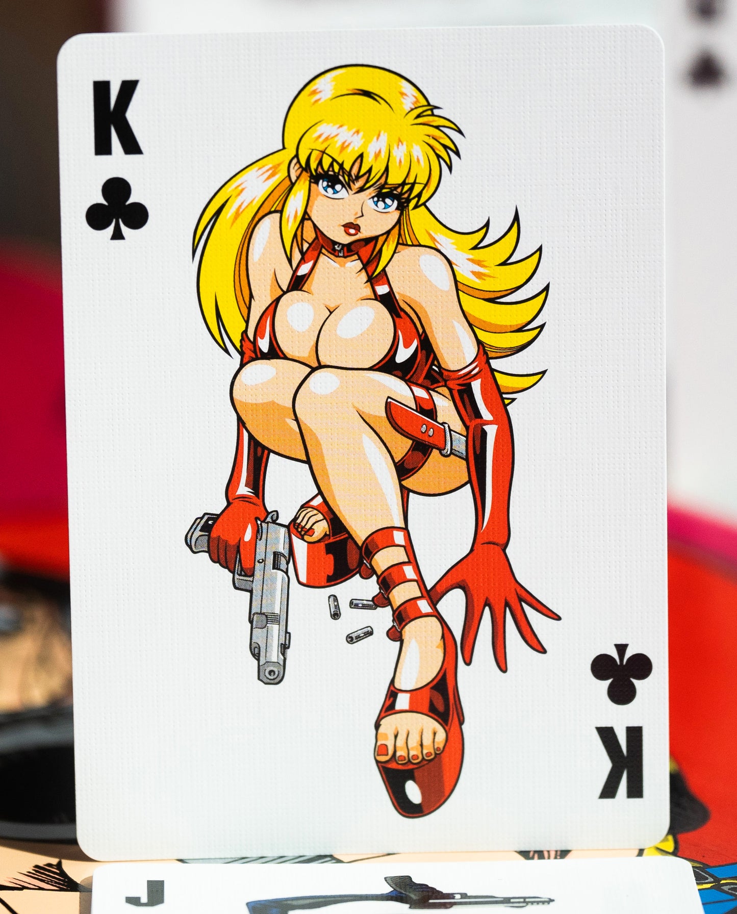 Barrel of a Gun Playing Cards GILDED LIMITED EDITION GOLD PRISM