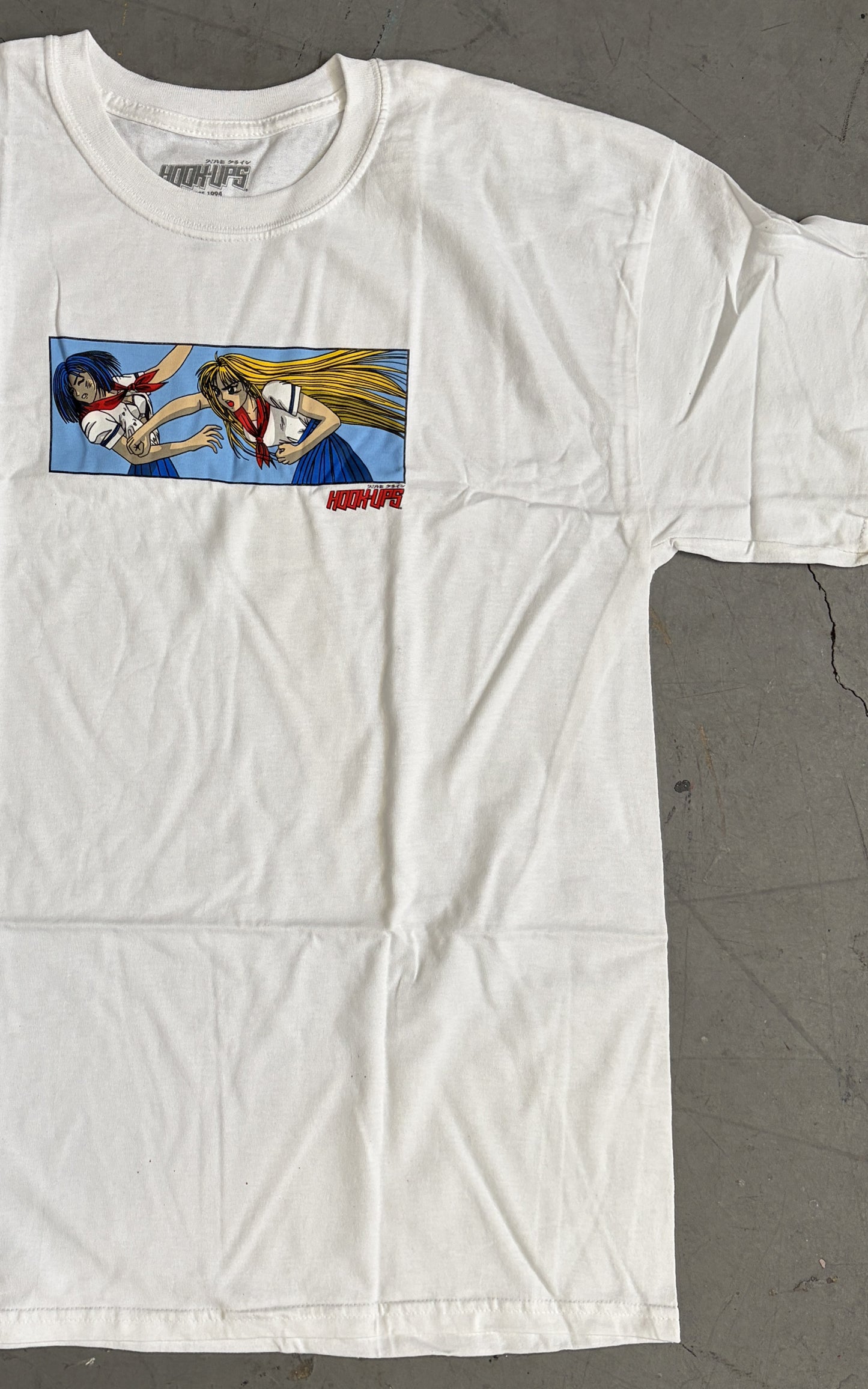 Battle School T-shirt - WHITE - NEW OLD STOCK FROM 2013