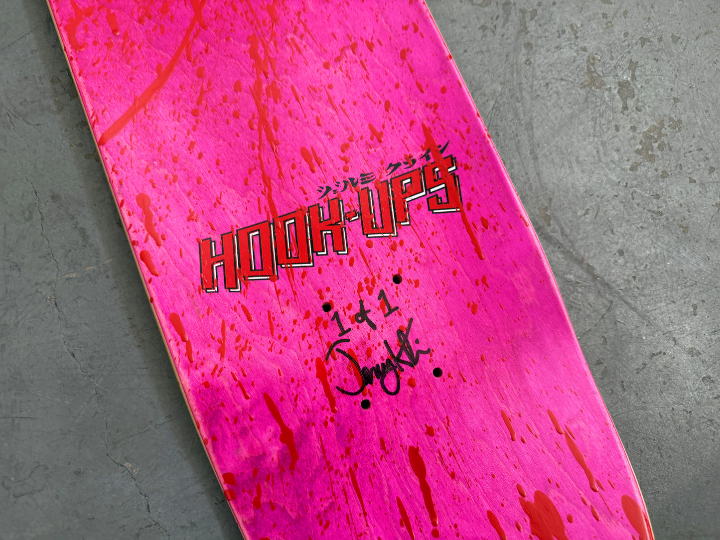 SIGNED Mika 2 - 8.0 X 31.75 HAND SCREENED PURPLE ANODIZED 1 of 1