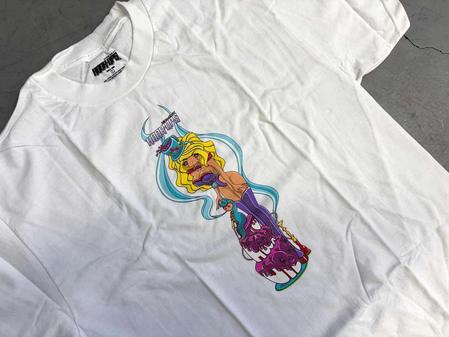 Mad Hatter T-Shirt - WHITE - NEW OLD STOCK FROM 2009