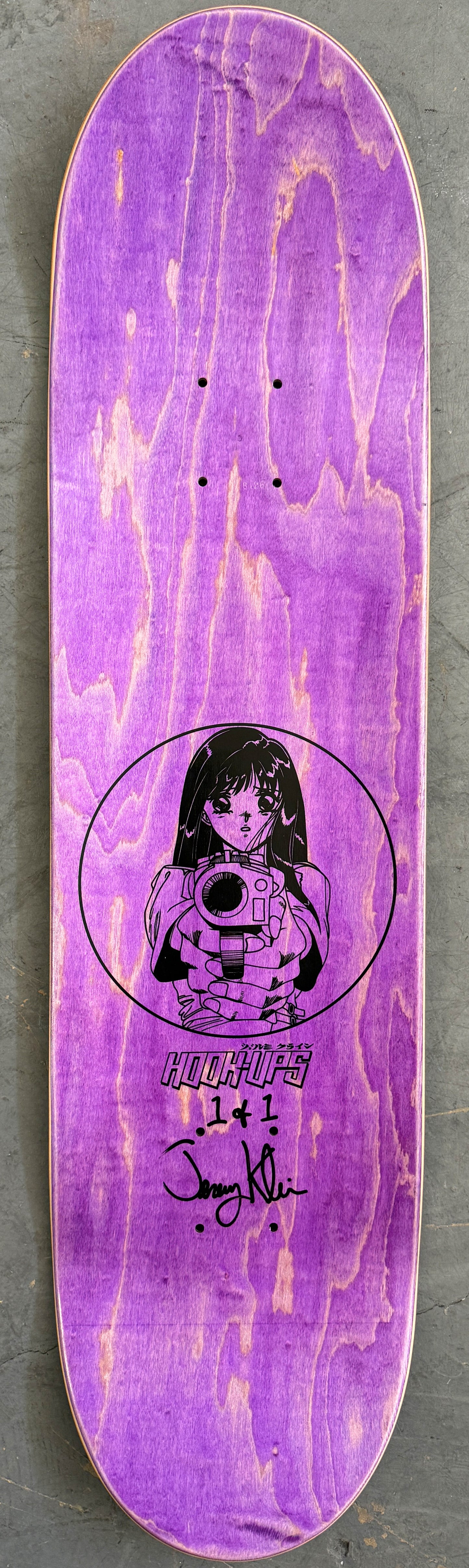 1 of 1 SIGNED Barrel of a Gun - 8.25 X 32.25 HAND PAINTED GREEN COLOR-SHIFT