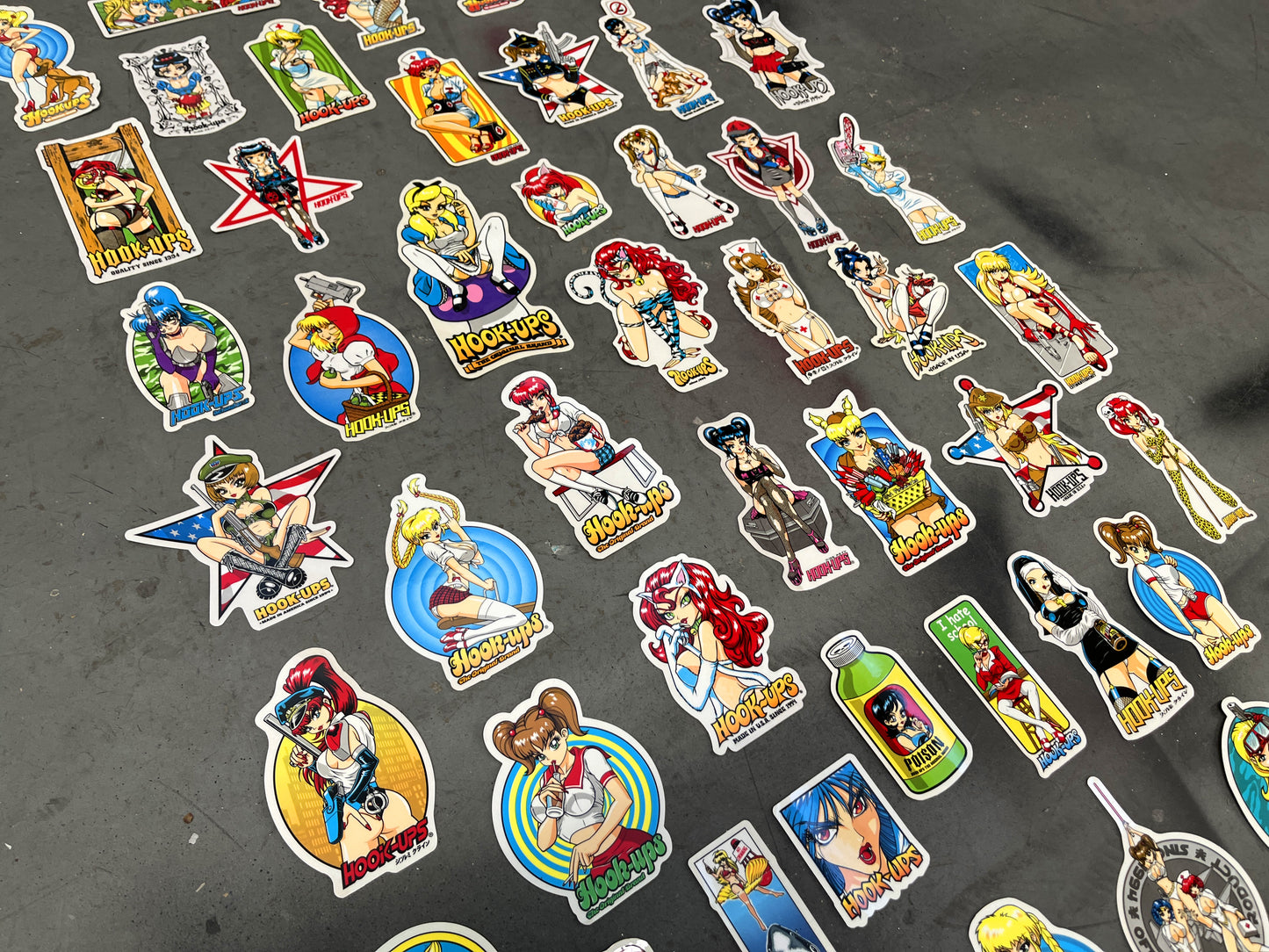 hook-ups classic stickers mega 50 pack