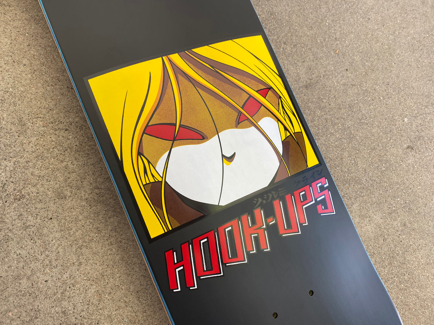 Red Eyes - 8.25 X 31.75 MATTE BLACK HAND SCREENED