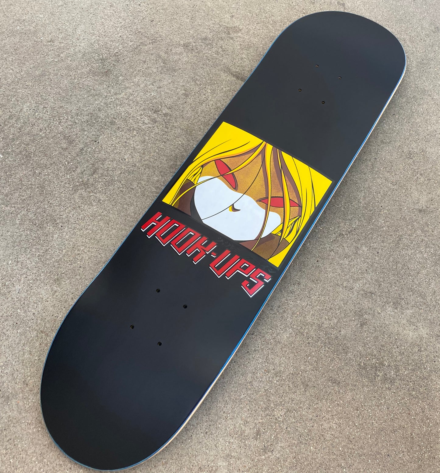 Red Eyes - 8.25 X 31.75 MATTE BLACK HAND SCREENED