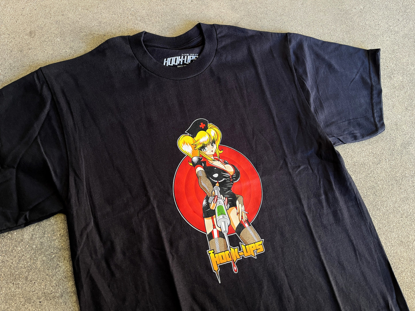 Nurse Natsuki T-shirt - BLACK