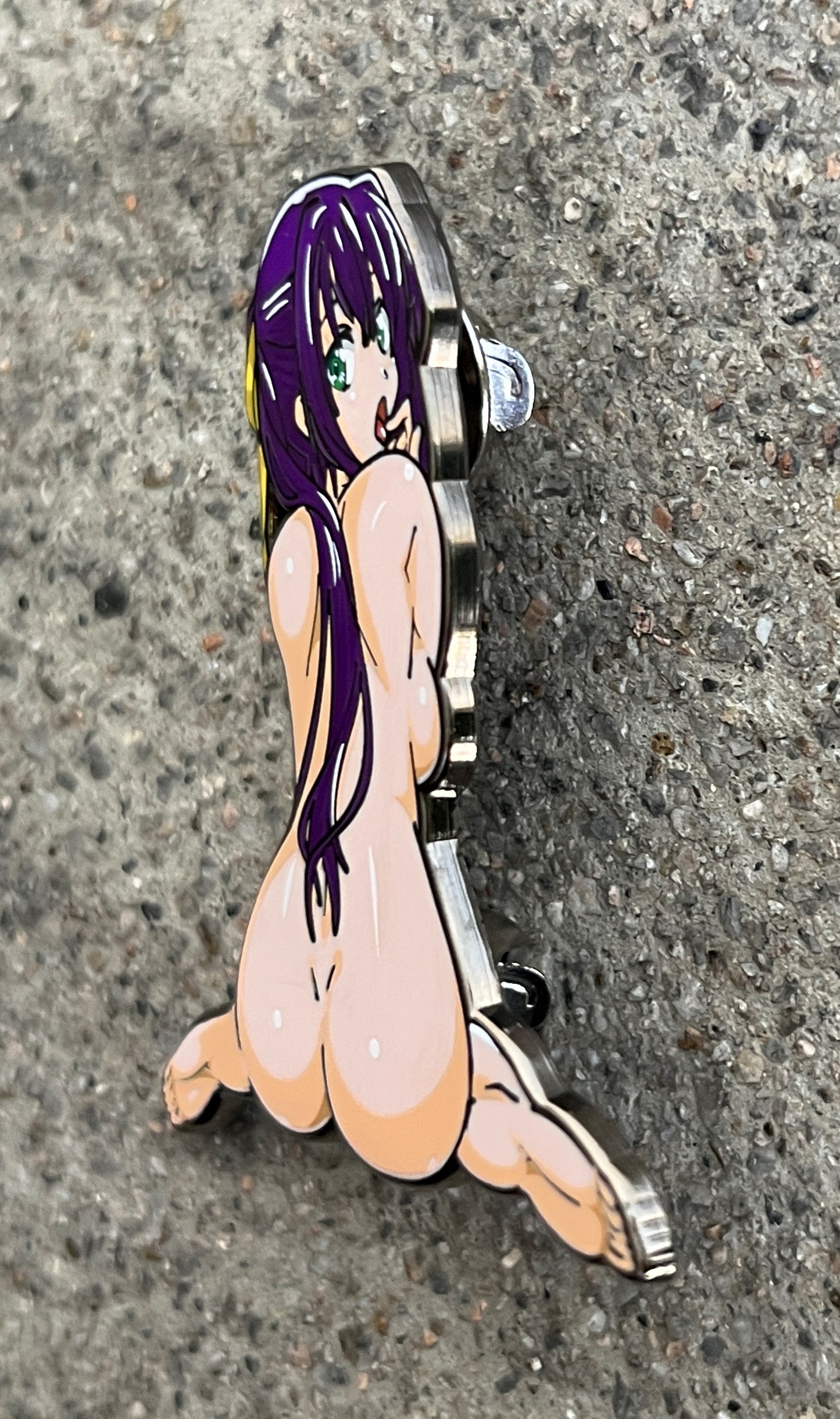 Misaki hard enamel pin