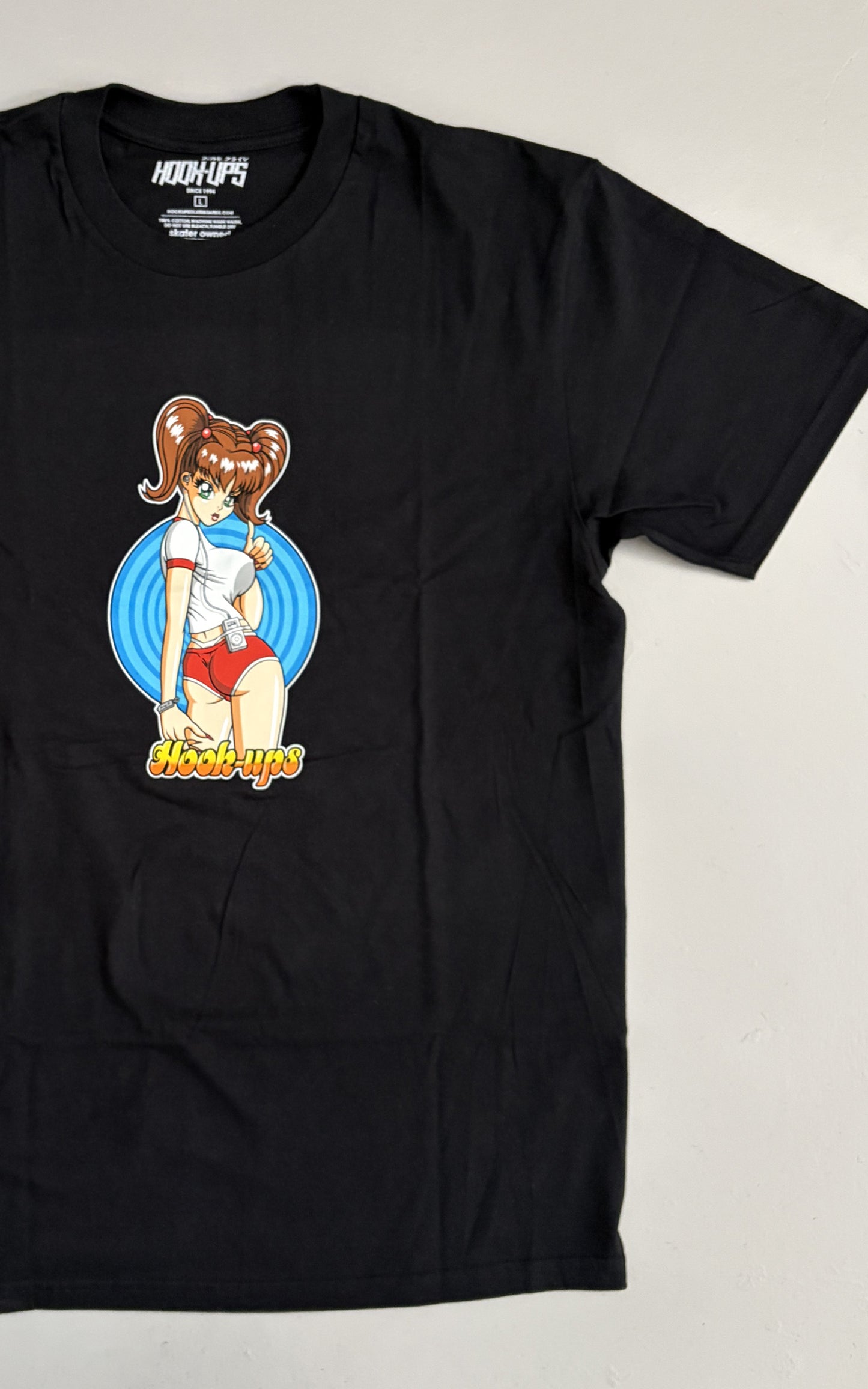 Hitchhiking Sakura T-shirt - BLACK