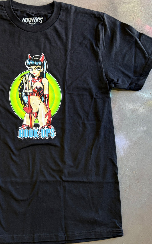 OG Devil Girl T-shirt - BLACK