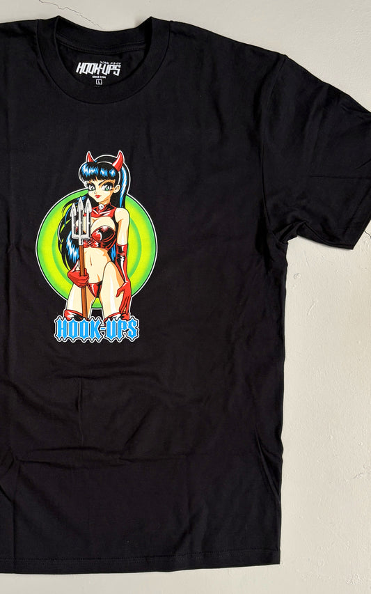 OG Devil Girl T-shirt - BLACK