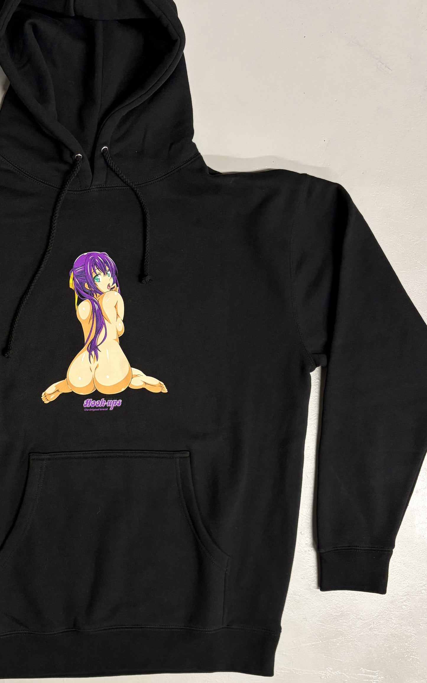 Misaki HEAVYWEIGHT HOODED SWEATSHIRT - BLACK