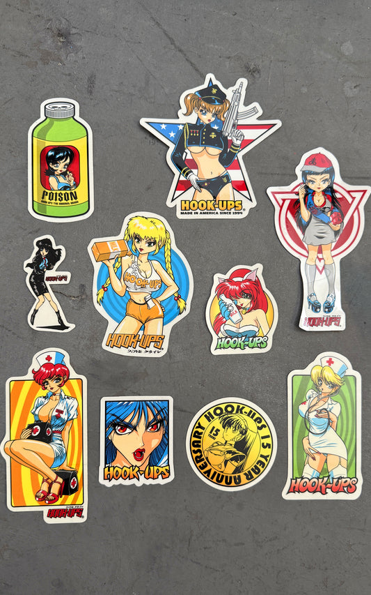 hook-ups CLASSIC sticker 10 pack #3