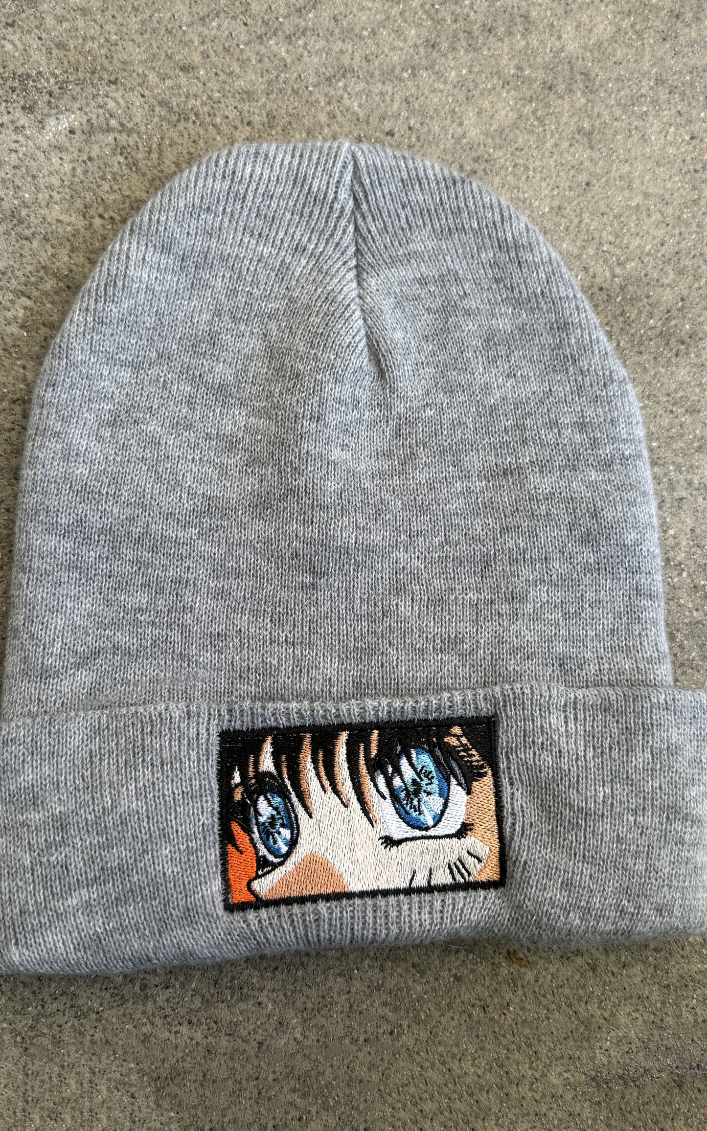 Eyes Beanie - GREY