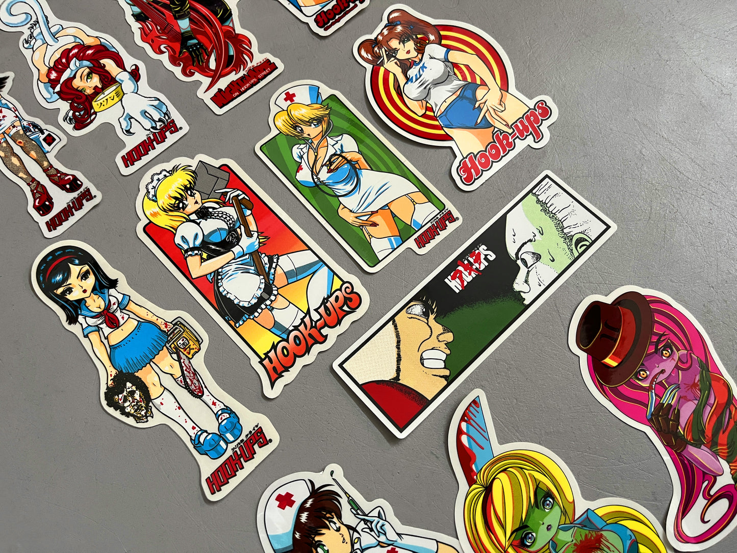 hook-ups VINTAGE sticker 12 pack