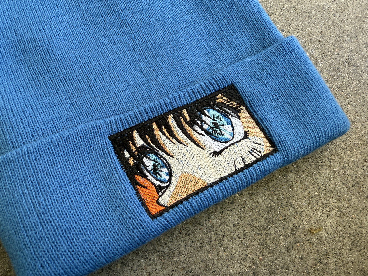 Eyes Beanie - BLUE