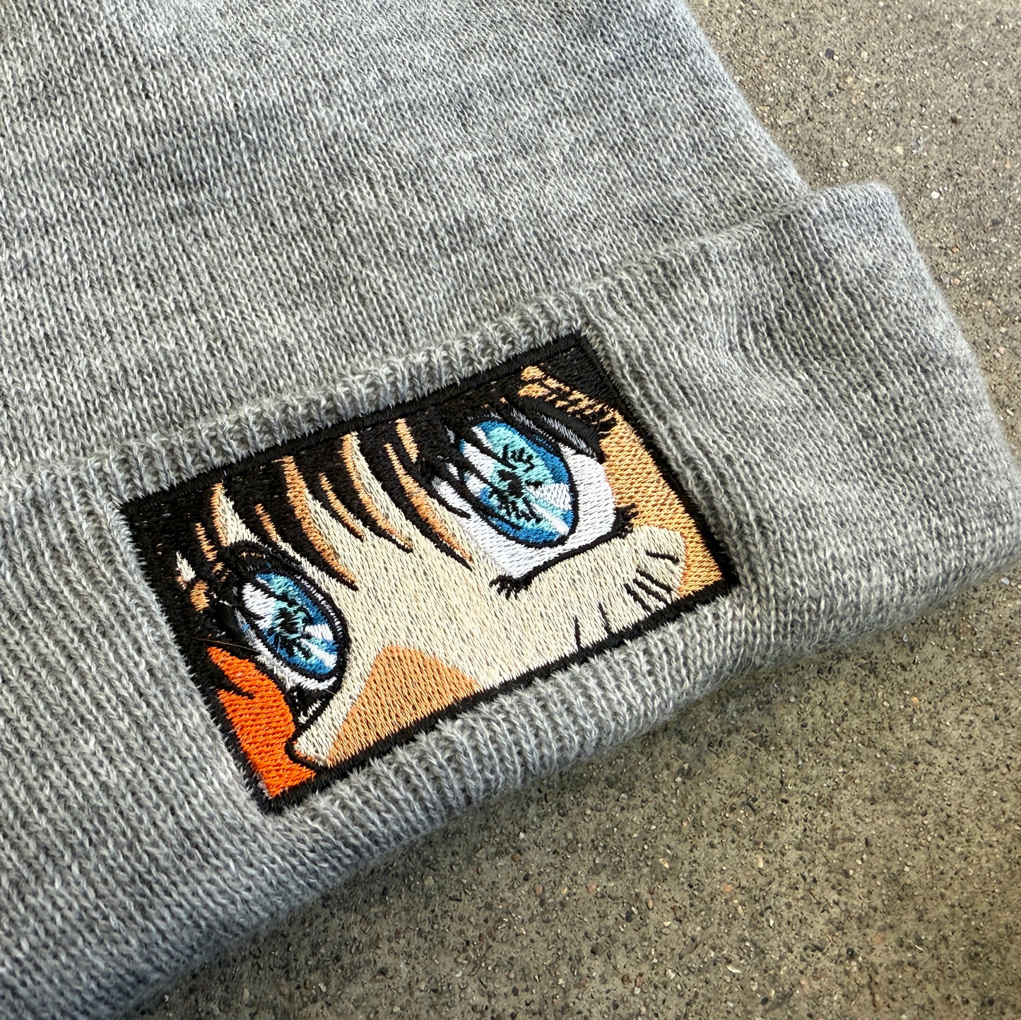 Eyes Beanie - GREY