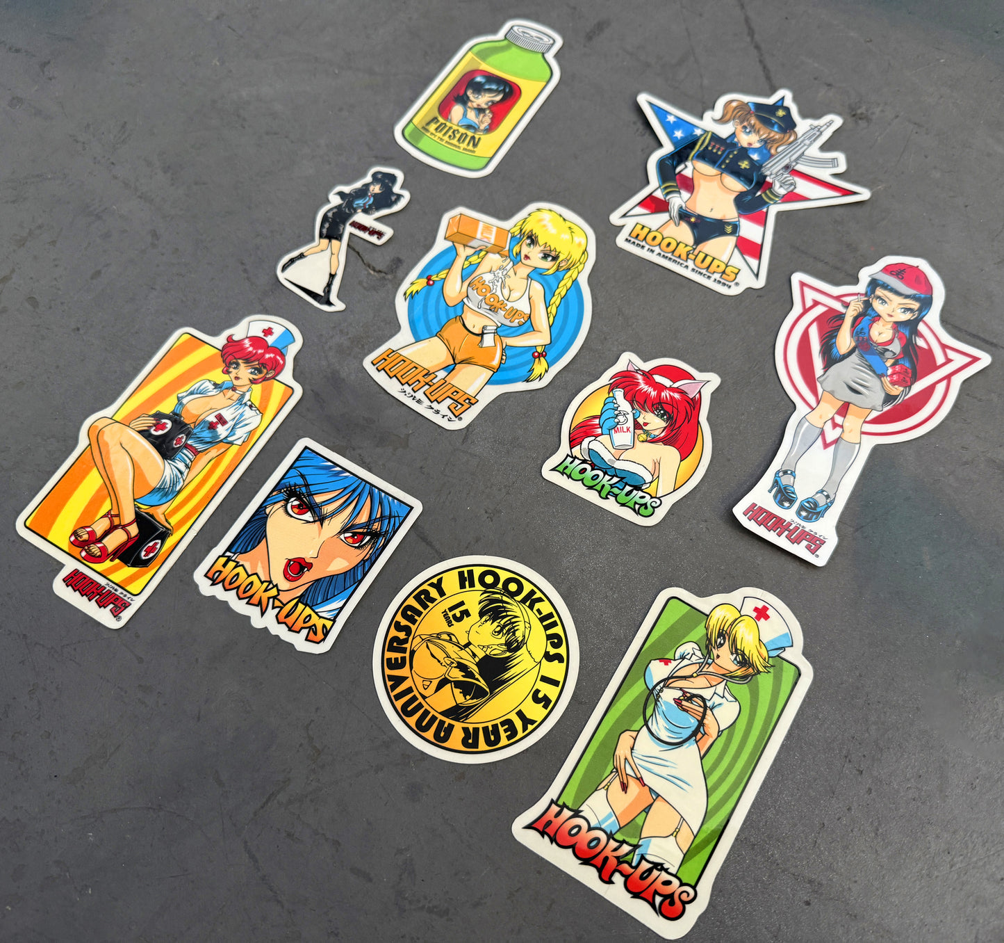 hook-ups CLASSIC sticker 10 pack #3