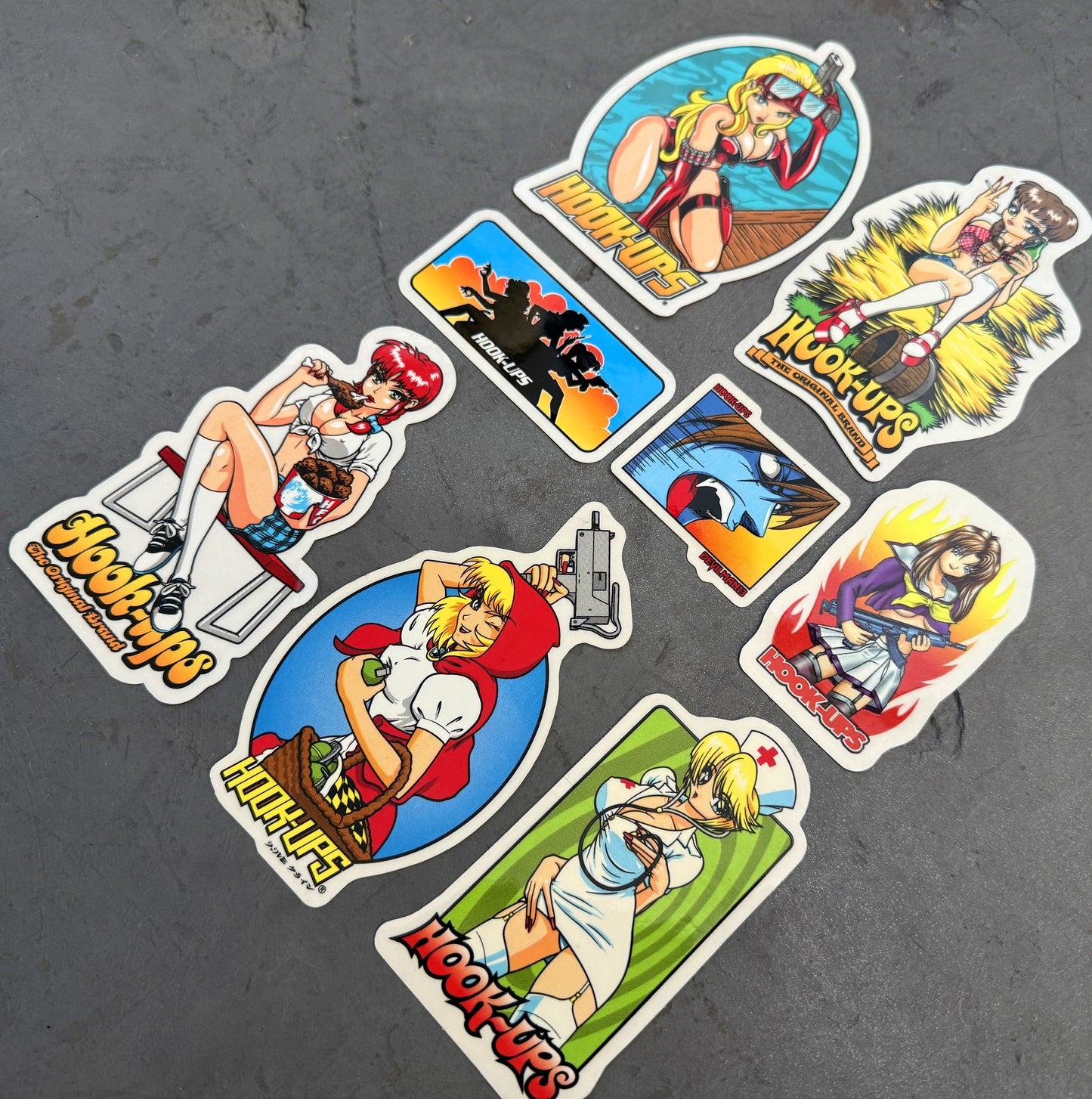 hook-ups CLASSIC sticker 8 pack #1