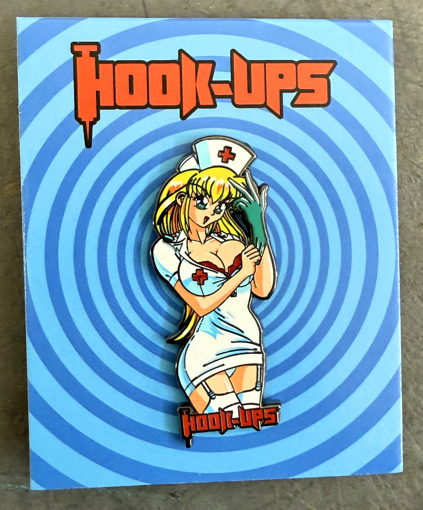 Nurse Daisy Enamel pin