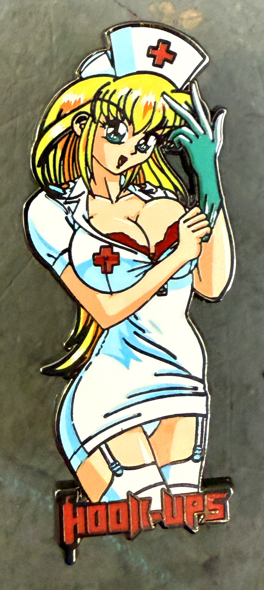 Nurse Daisy Enamel pin