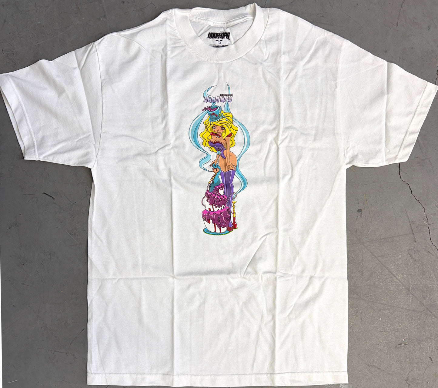 Mad Hatter T-Shirt - WHITE - NEW OLD STOCK FROM 2009