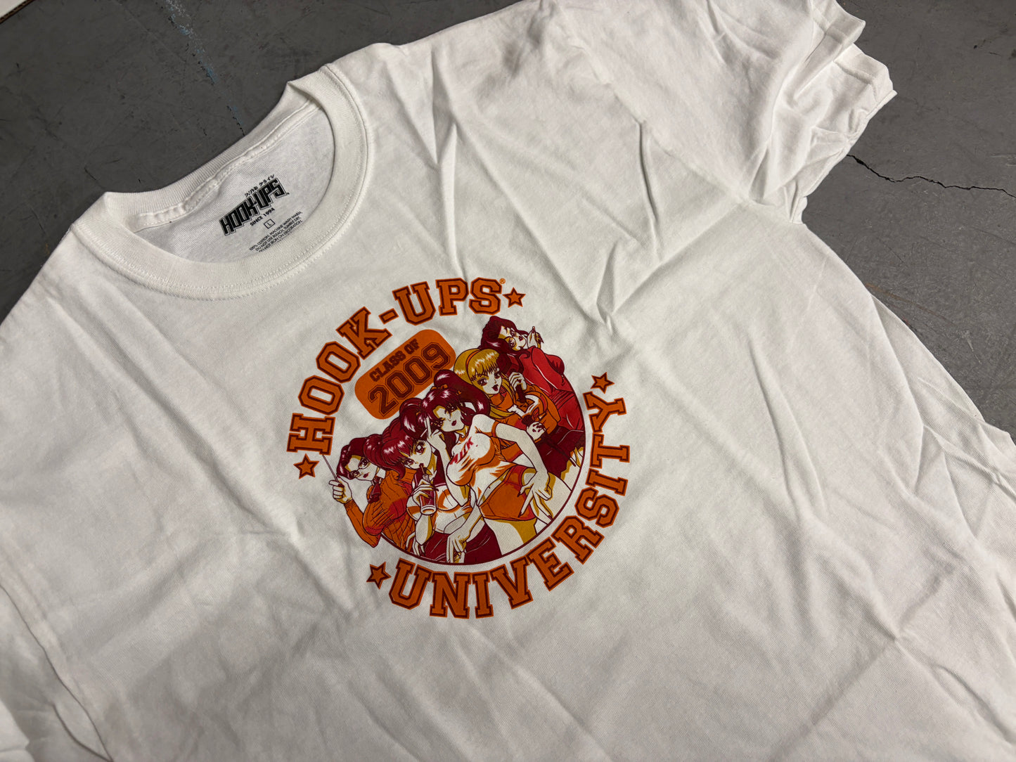 Hook-ups University - WHITE - NEW OLD STOCK FROM 2008