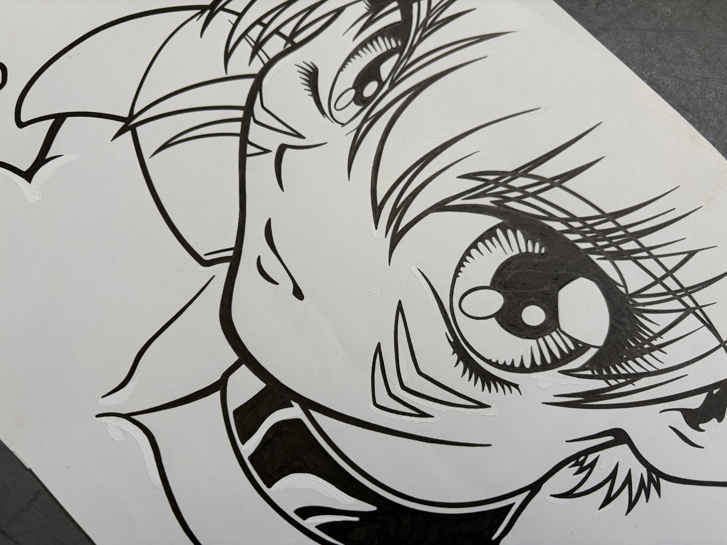 HOOK-UPS ORIGINAL INK LINE ART - DETONATOR II FROM 1997 1 OF 1