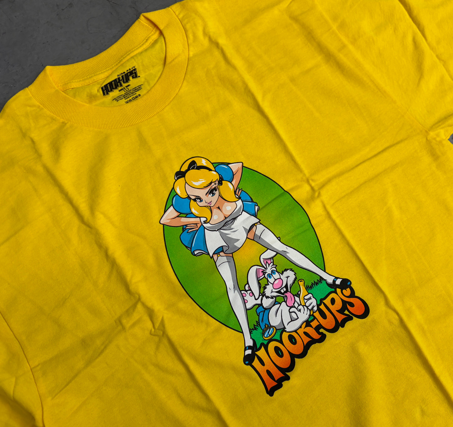 Alice & Friends - YELLOW T-SHIRT - NEW OLD STOCK FROM 2010