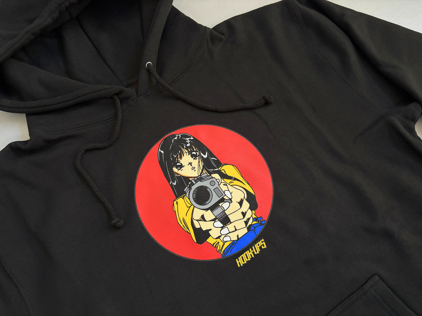 Barrel of a Gun HEAVYWEIGHT HOODED SWEATSHIRT - BLACK