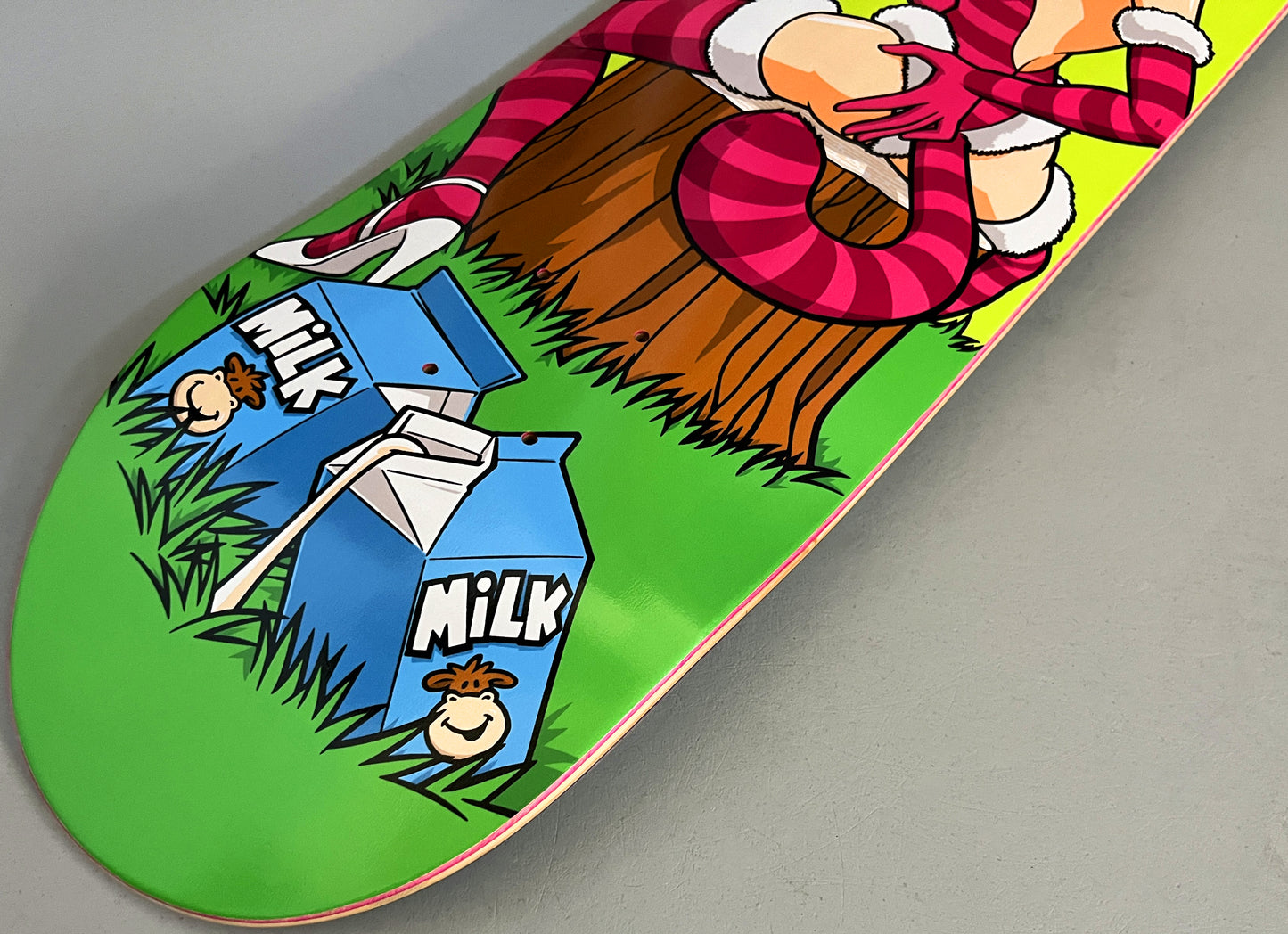 Cheshire Cat Girl in Wonderland - 8.5 X 32.25