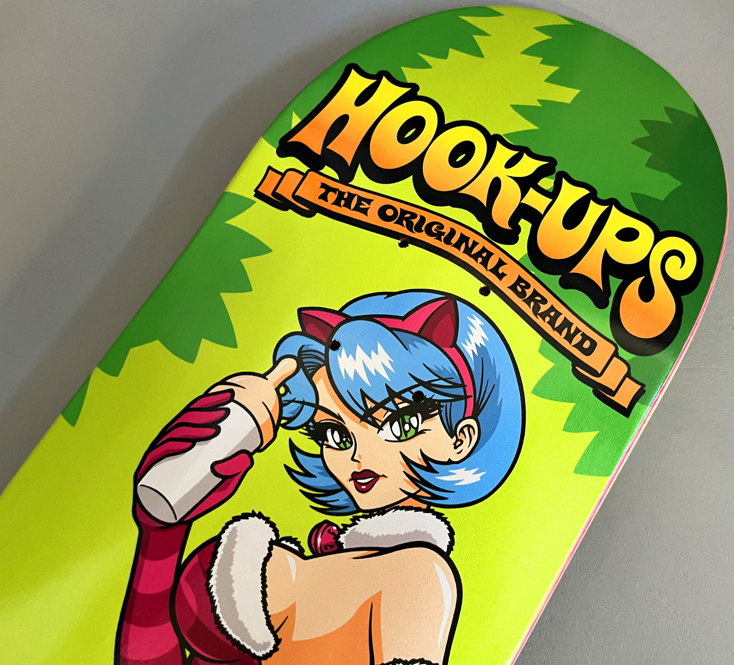 Cheshire Cat Girl in Wonderland - 8.5 X 32.25