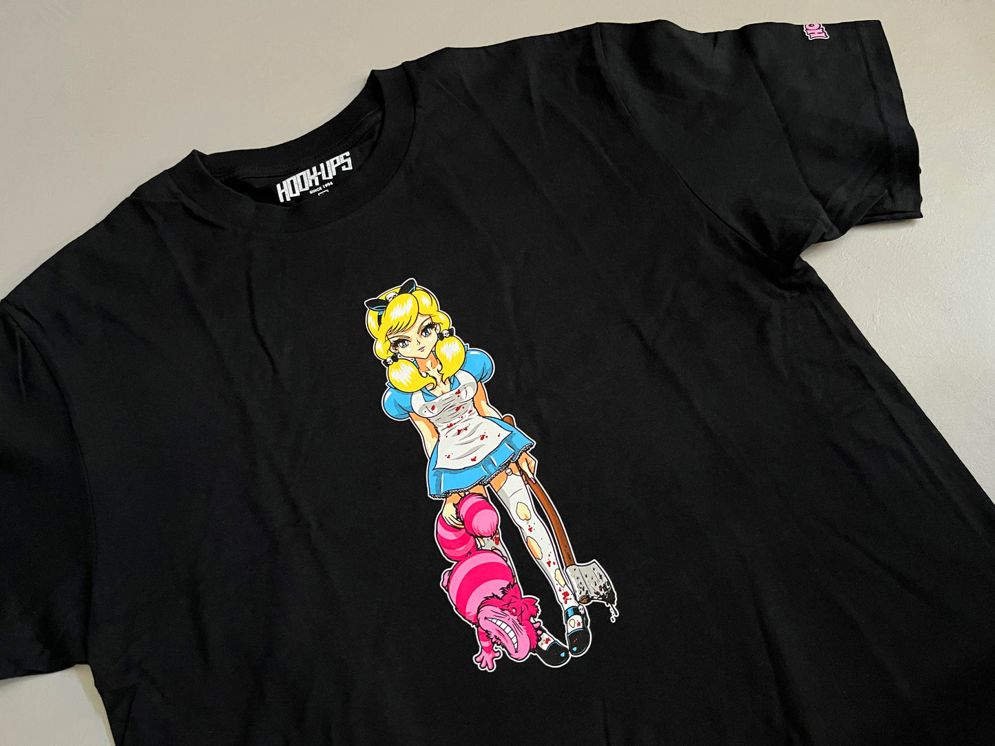 Evil Alice T-shirt - BLACK