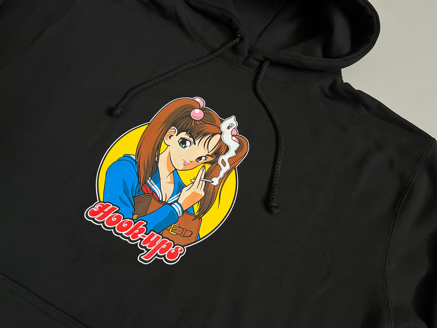 OG Sakura HEAVYWEIGHT HOODED SWEATSHIRT - BLACK