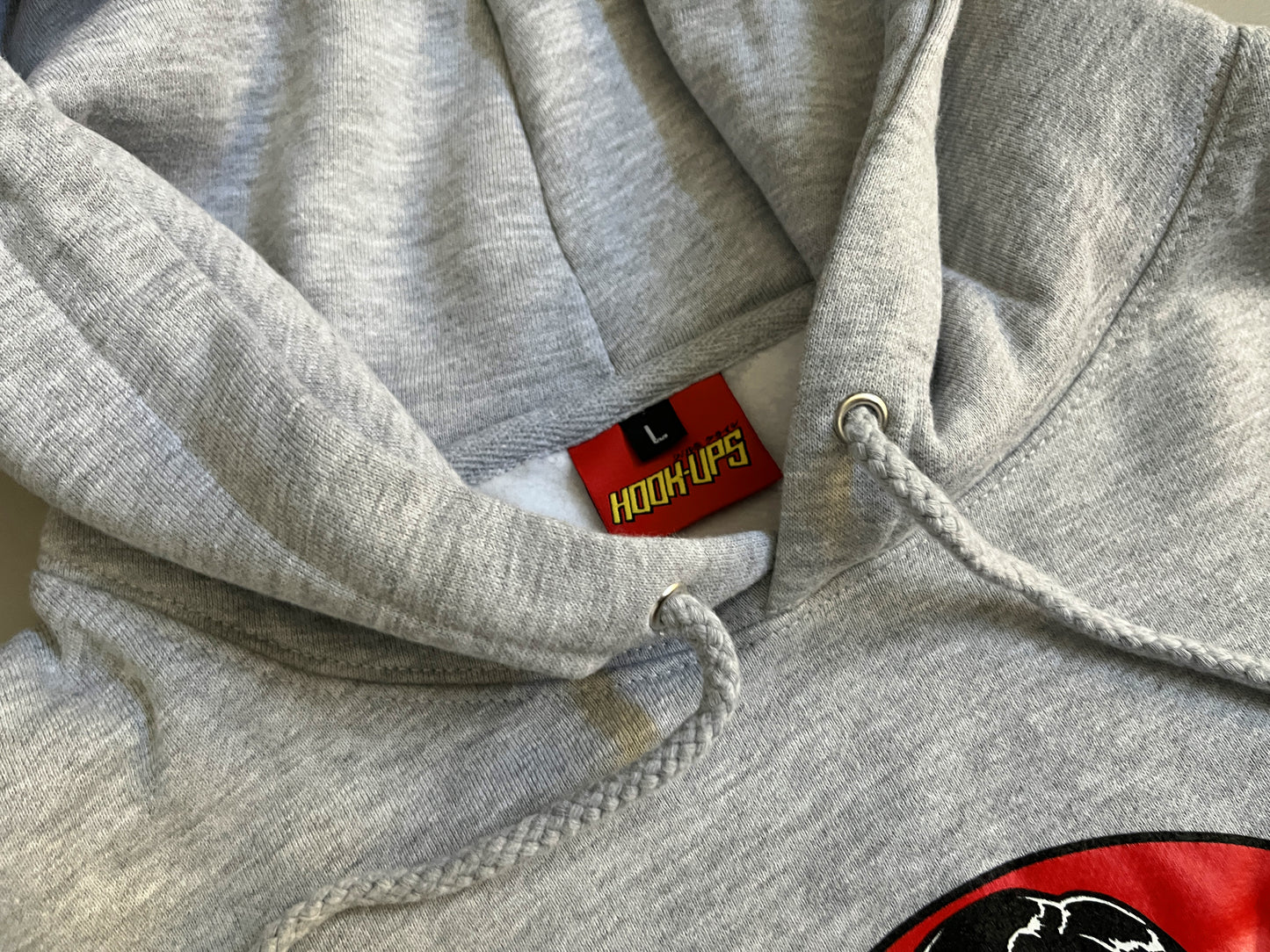 Barrel of a Gun HEAVYWEIGHT HOODED SWEATSHIRT - HEATHER GREY