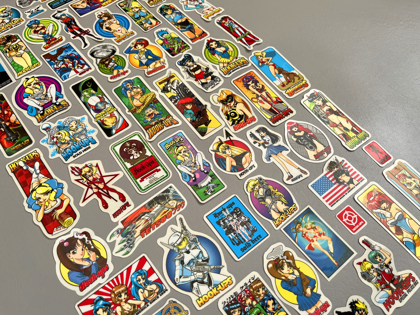 hook-ups mini size sticker pack #6 of 64 small stickers