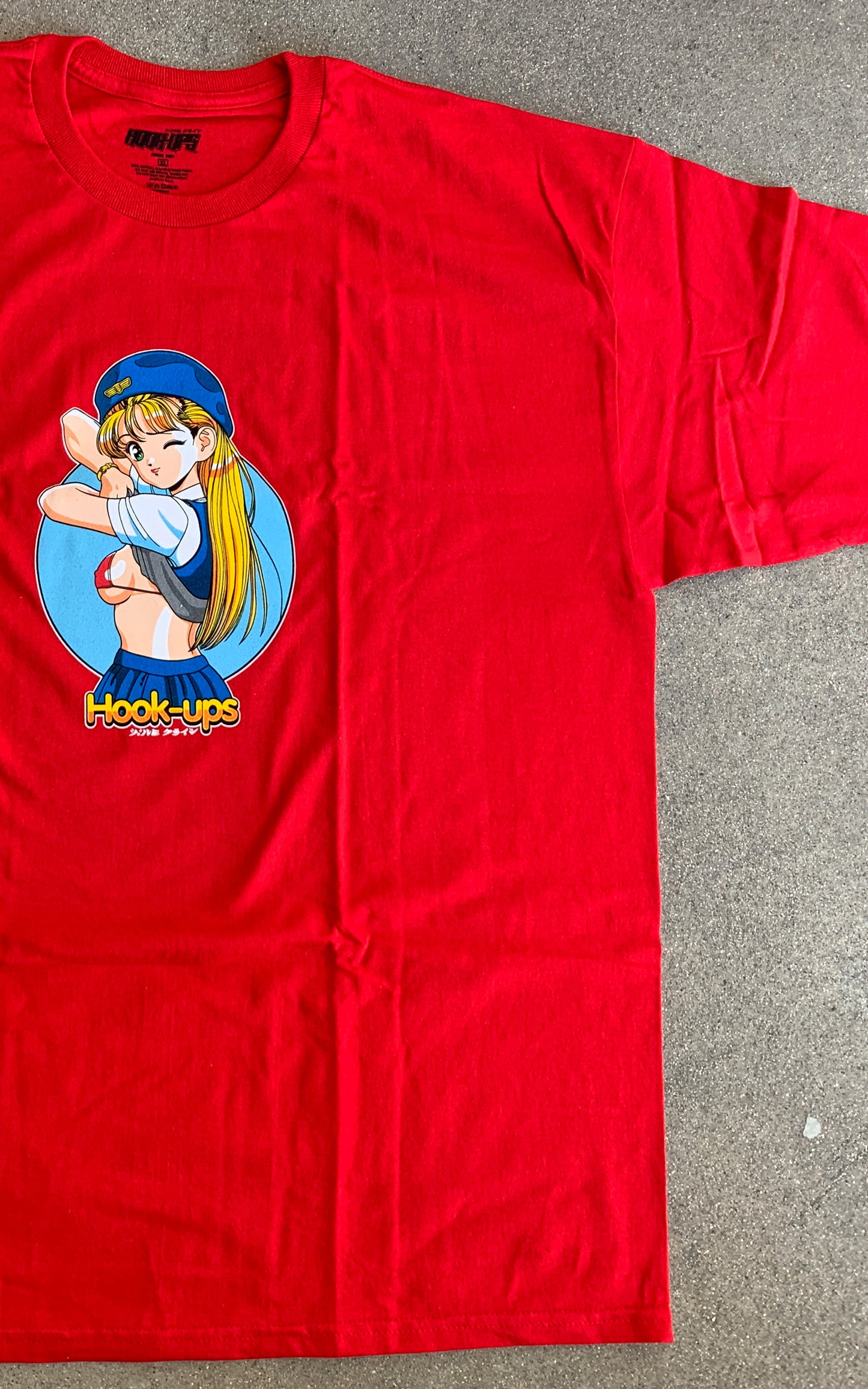 Flight Girl Kimiko T-shirt - RED