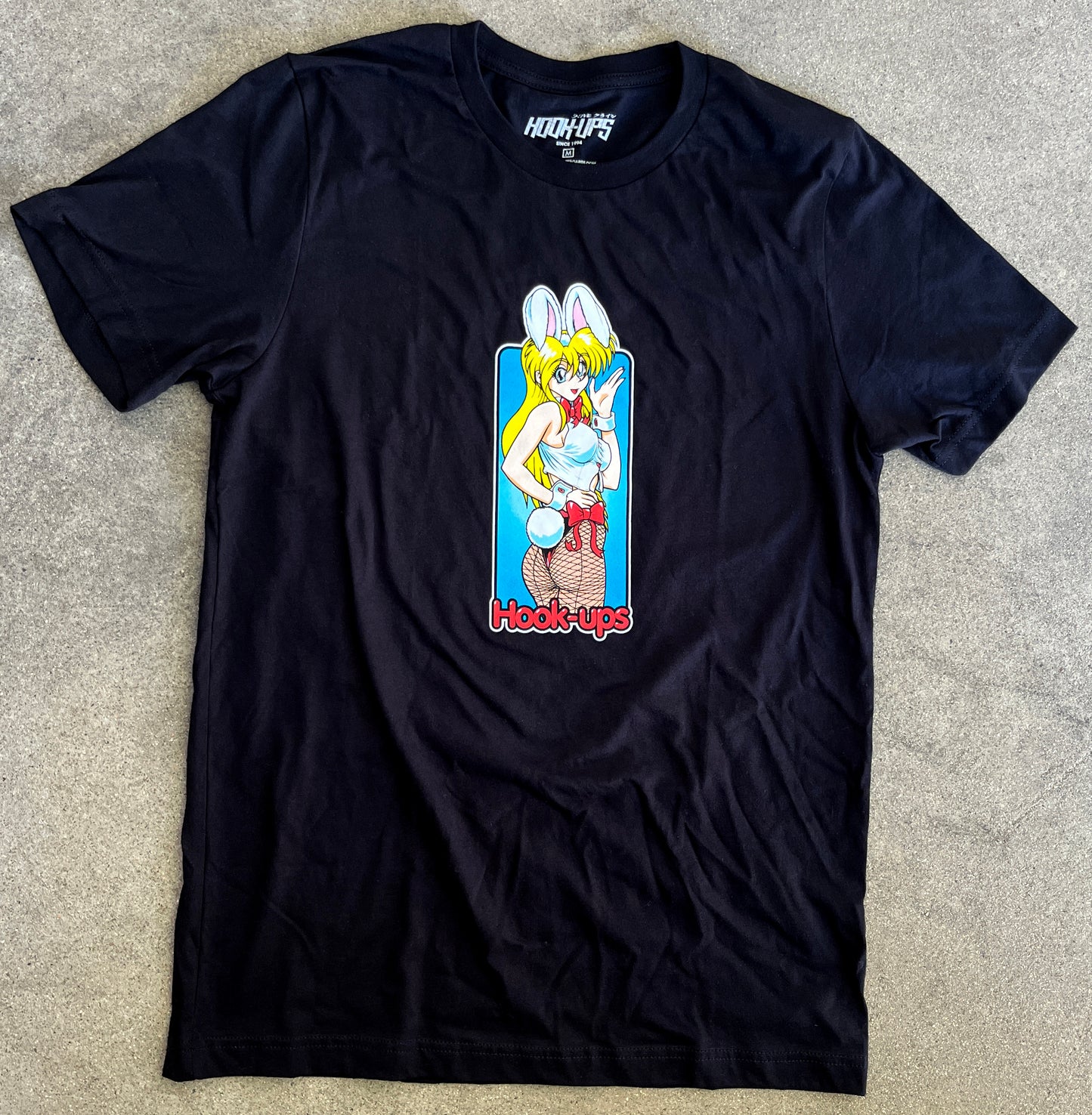 Bunny Girl T-shirt - BLACK